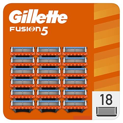 28% DESCUENTO Gillette Fusion5 Cuchillas De Recambio Para Maquinillas De Afeitar Para Hombre, 18 Cuchillas De Recambio Para Maquinillas De Afeitar