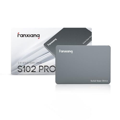 20% DESCUENTO fanxiang S102 Pro 2TB SSD SATA III 6Gb/s Unidad de Estado sólido Interna SSD de 2,5 Pulgadas, hasta 560 MB/s, Carcasa de Aluminio, Compatible con portátiles y PC