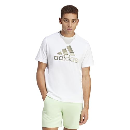 35% DESCUENTO adidas Camiseta Estampada con Insignia Deportiva de Camuflaje para Hombre