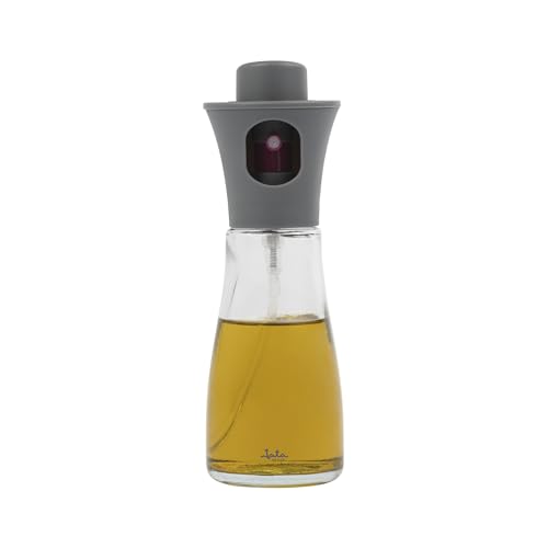 JATA HOGAR HACC4545 Pulverizador Aceite Spray de Cristal. 150 ml de Capacidad. Rellenable. Libre de BPA. Ideal para Freidora Aire. Apto para Aceites, Vinagres, Esencias y Líquidos