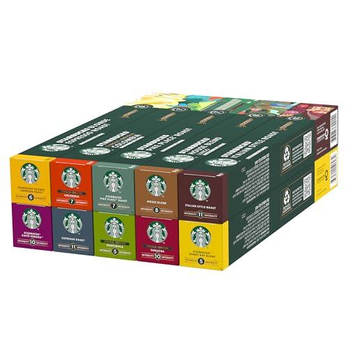 STARBUCKS Discovery Variety Pack de Nespresso, Cápsulas de Café 10 x 10 (100 Cápsulas) Exclusivo en Amazon