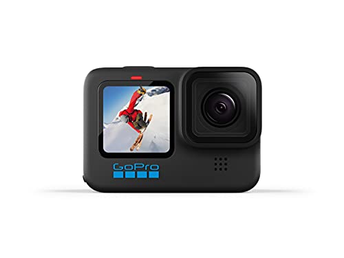 41% DESCUENTO GoPro HERO10 Black Cámara de acción a Prueba de Agua con LCD Frontal y Pantallas traseras táctiles, Video 5.3K60 Ultra HD, Fotos de 23MP, transmisión en Vivo de 1080p, cámara Web, estabilización
