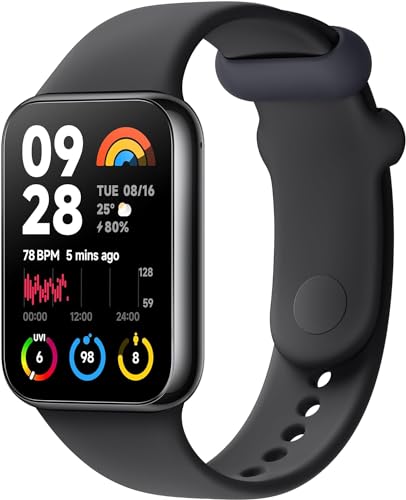 35% DESCUENTO Xiaomi Mi Smart Band 8 Pro Pulsera de Actividad, Pantalla AMOLED de 1.74″, Cuerpo Ligero y Ultrafino de 9.99 mm, 150 Modos Deportivos, SpO2, 5ATM, Batería de hasta 14 días, Negro