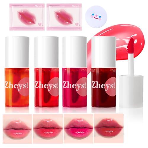 Tintas Labiales Pintalabios Permanente Tinte De Labios Gloss Liquida Water Tint Coreana Lip Maquillaje 4 Piezas LíQuidas Hidratante Mejillas Brillo Hydrating Cheek Hold Lipstick LáPiz Labial