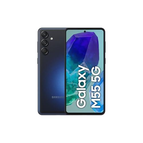 Samsung Galaxy M55 5G 256GB Teléfono Móvil Android, Smartphone Libre, Pantalla 6,7″ FHD+Super AMOLED+, Negro (Versión Española)