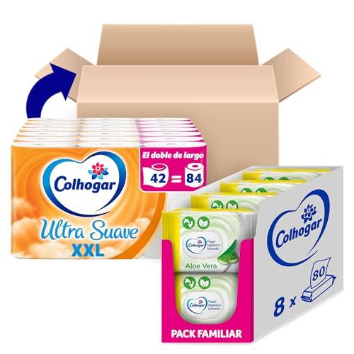 Colhogar Ultra Suave XXL x42 + Colhogar Moist Aloe Vera x640