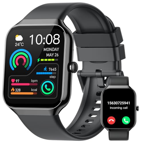 70% DESCUENTO Reloj Inteligente Hombre Mujer, Smartwatch 1.96″ Llamada Bluetooth, Pulsómetro/Monitor de Sueño/Podómetro, 113+ Modos Smart Watch Deportivo Hombre, Pulsera Actividad Impermeable IP68 para Android iOS