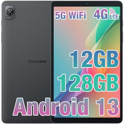 Blackview Tab60 Tablet 8 Pulgadas, 12GB+128GB/2TB TF Octa Core Tablet, Widevine L1 Tableta con Doble 4G LTE+5G WiFi, Android 13/6050mAh Battery/8.68 Pulgadas FHD+/8MP+5MP/Google GMS/GPS/Modo PCTablet