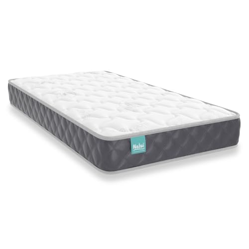 40% DESCUENTO Nalui Colchón Cuna 120 x 60 cm Baby Dreams Núcleo HR Adapt Foam, Lateral 3D Transpirable y Tejido Aloe Vera Hipoalergénico | Reversible | Certificado Oeko Tex® | Hecho en España. Altura ±11cm, Gris