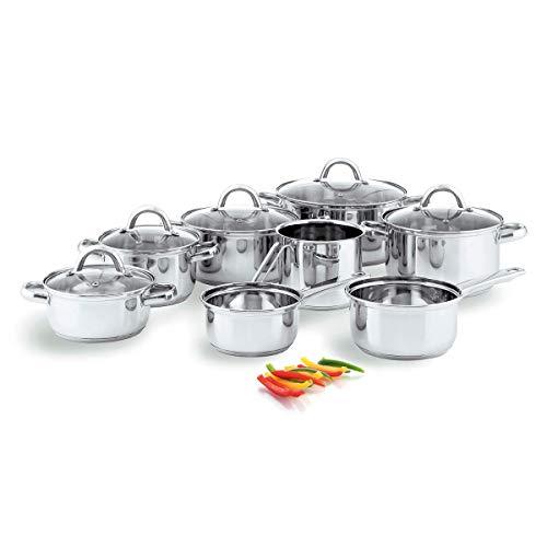 DESCUENTAZO 58% DESCUENTO Quid Ottawa Bateria Acero Inoxidable 8 Piezas Acero