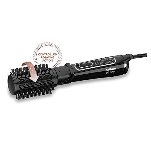 BaByliss Big Hair Cepillo de estilista de aire caliente con cilindro giratorio de 50 mm