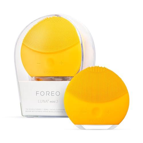 71% DESCUENTO Foreo Cepillo Limpiador Facial Luna Mini 2, Accesorio De Viaje, Masajeador Eléctrico De Silicona, Skin Care Para Todo Tipo De Pieles, Sunflower Yellow