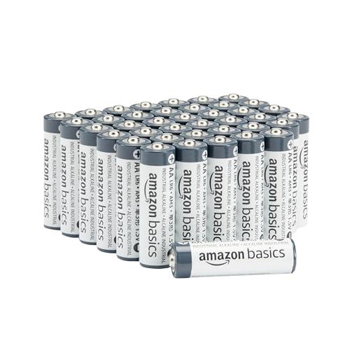 Amazon Basics Pilas alcalinas AA de uso industrial (40 unidades)