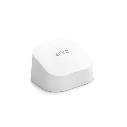 DESCUENTAZO 42% DESCUENTO Router wifi de malla eero 6 de Amazon | Con Ethernet de 900 Mb/s, 140 m2 de cobertura y capacidad para conectar más de 75 dispositivos | 1 unidad, modelo de 2021