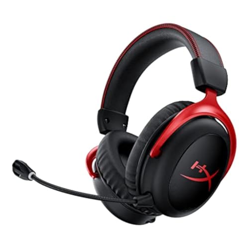 60% DESCUENTO HyperX Cloud II Wireless – Auriculares inalámbricos para PC, PS4, PS5*, Nintendo Switch, batería duradera de hasta 30 horas, sonido envolvente 7.1, micrófono con cancelación de ruido