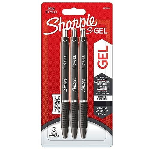 69% DESCUENTO SHARPIE S Gel | Bolígrafos de gel | Punta mediana (0,7 mm) | Tinta negra | 3 unidades