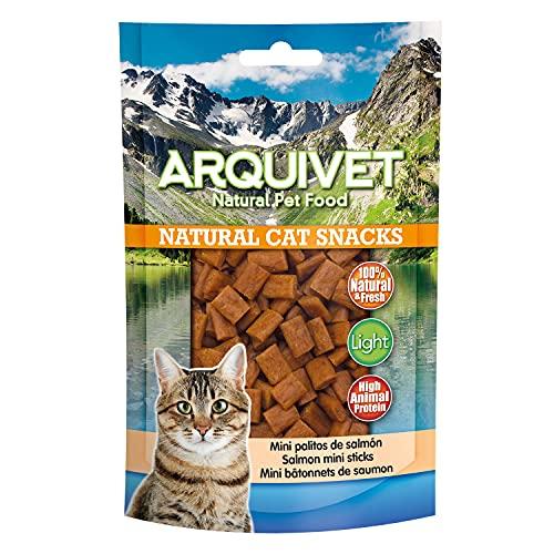 54% DESCUENTO Arquivet Mini palitos de salmón 50 gr, 24 Unidades