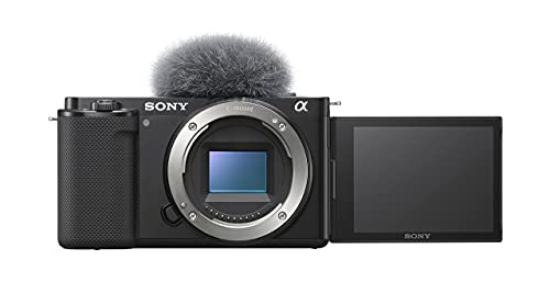 DESCUENTAZO 41% DESCUENTO Sony Alpha ZV E10 | Cámara Vlog con lente intercambiable sin espejo APS C (pantalla pivotante para vlogs, video 4K, autoenfoque ocular en tiempo real) Negro