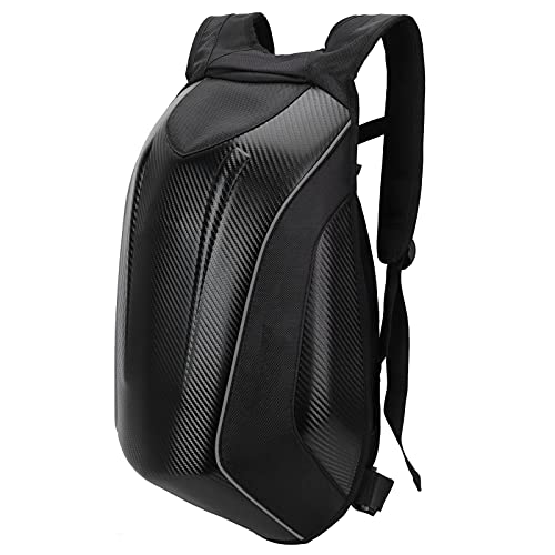 VGEBY RH ‑ A0801 Mochila para Motocicleta, Mochila Impermeable de Alta Capacidad con Carcasa rígida Mochila para Montar para Hombres(Etiqueta roja)