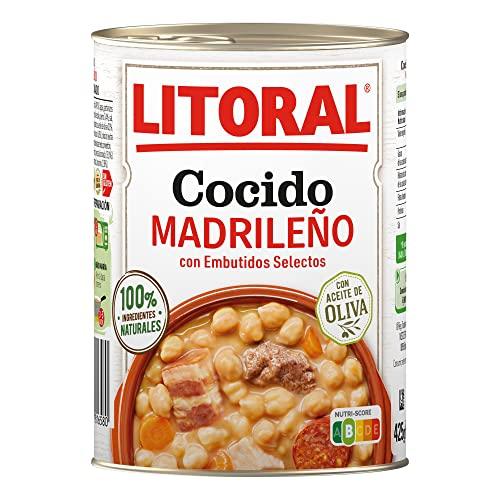 LITORAL Cocido Madrileño Plato Preparado Sin Gluten 425g