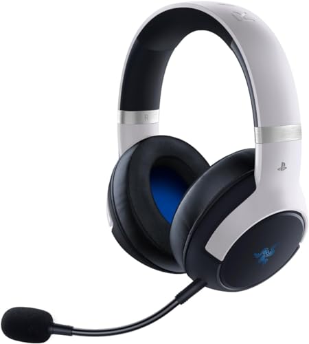 51% DESCUENTO Razer Kaira Pro Auriculares inalámbricos para PlayStation 5 con tecnología háptica (Razer HyperSense, diafragma de 50 mm, control de volumen, Razer SmartSwitch, RGB Chroma) Negro Blanco