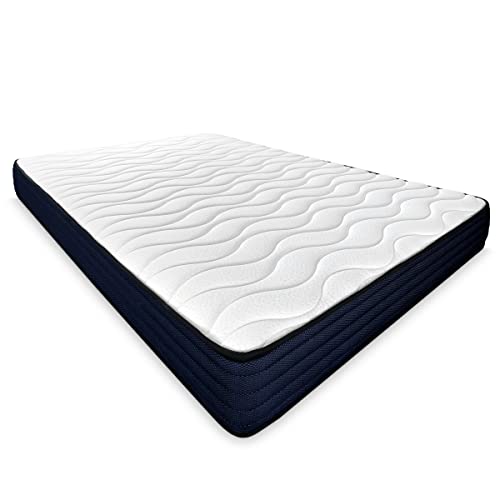 28% DESCUENTO mattfy Colchón Viscoelástico Reversible Kloe 90 x 190, Firmeza y Confort, Cara Invierno/Verano, Altura 20cm