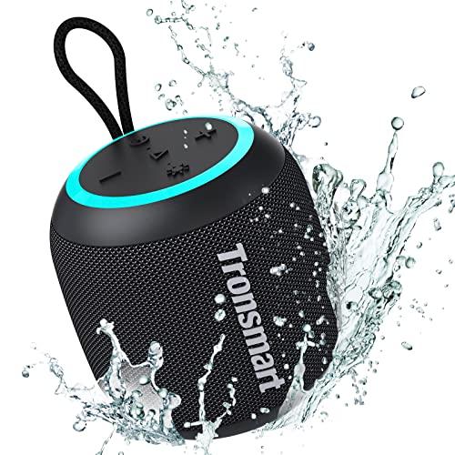 38% DESCUENTO Tronsmart T7 Mini Altavoz Portatil Bluetooth 5.3, 15W, 18 Horas de Reproducción, Sonido Stereo 360°, Resistente al agua IPX7, para el Hogar, Aire Libre, Viajes, Negro