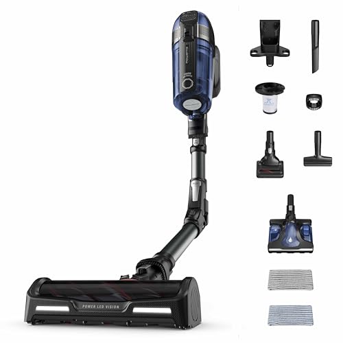 47% DESCUENTO Rowenta XForce Flex 12.60 Aqua – Aspirador escoba de 150 AirWatts, friega y aspira, autonomía 45 min, filtración 99,9%, ajuste automático potencia, pantalla Smart Control, 4 niveles potencia, RH98C8
