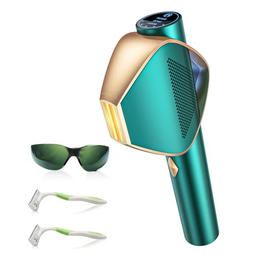 30% DESCUENTO Depiladora de Luz Pulsada con Tecnología IGBT Fast Flash, Depiladora Láser Definitiva IPL 19.8J con 600NM 1200NM para Varias Partes del Cuerpo, Depilación para Mujeres y Hombres Flash Ilimitado