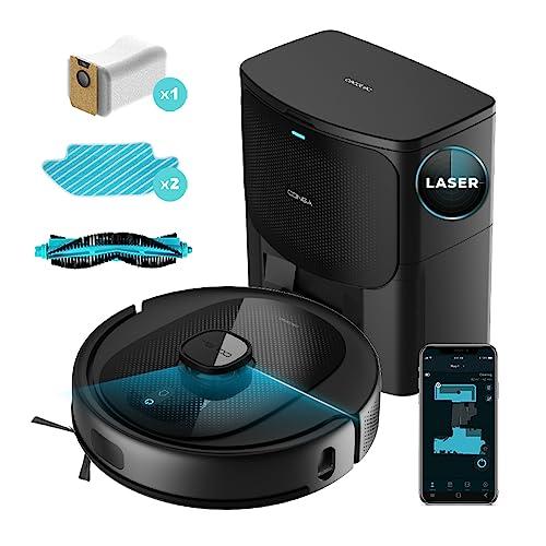 DESCUENTAZO 59% DESCUENTO Cecotec Robot Aspirador Conga 7490 Immortal Home X Treme, Láser, Base autovaciado,4 en 1: Barre, aspira, Pasa la mopa y friega, Control App CECOTEC, Cepillo miltifunción, Autonomía 120min, 3000 Pa