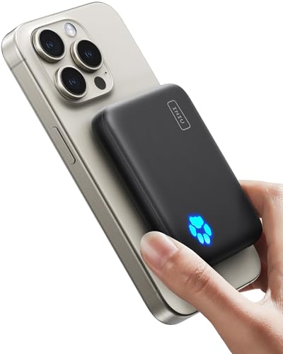 44% DESCUENTO INIU para Magsafe Power Bank, Pequeño 10000mAh 20W PD Magnético Bateria Externa Carga Rapida, USB C in&out Bateria Portatil Powerbank para iPhone 12 13 14 15 16 Pro Pro MAX Mini Magsafe Case