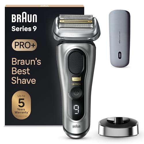 51% DESCUENTO Braun Series 9 Pro+ Afeitadora Eléctrica Hombre, Máquina de Afeitar Barba, PowerCase, En Seco Y En Mojado, 9527s, Plata