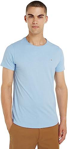 Tommy Jeans Hombre Camiseta Manga Corta Slim Jaspe Slim Fit