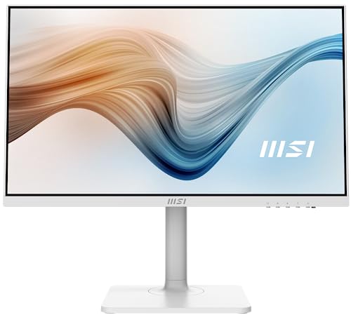 21% DESCUENTO MSI Modern MD2412PW Monitor Oficina FHD 24″, IPS 1920 x 1080, 75 Hz, Pantalla Cuidado de la Vista, Preparada HDR, Altavoces, Soporte Ajustable en 4 Direcciones, KVM, DP 1.2a, HDMI 1.4b, USB Tipo C