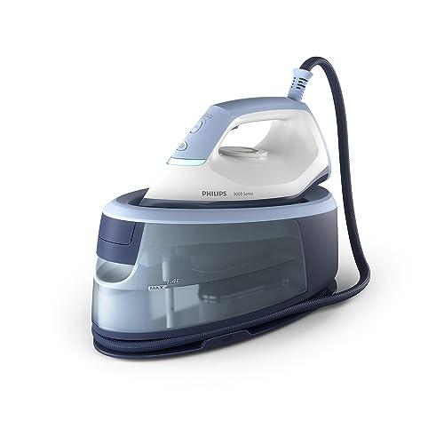 48% DESCUENTO Philips Generador de vapor serie 3000, Hasta un 25% menos de tiempo de planchado*, Rápido y potente,Compacto y práctico,Fácil y seguro, Deep Azur (PSG3000/20)