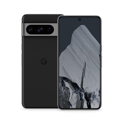 46% DESCUENTO Google Pixel 8 Pro Smartphone Android libre con lente teleobjetivo, batería con autonomía de 24 horas y pantalla Super Actua Obsidiana, 256GB