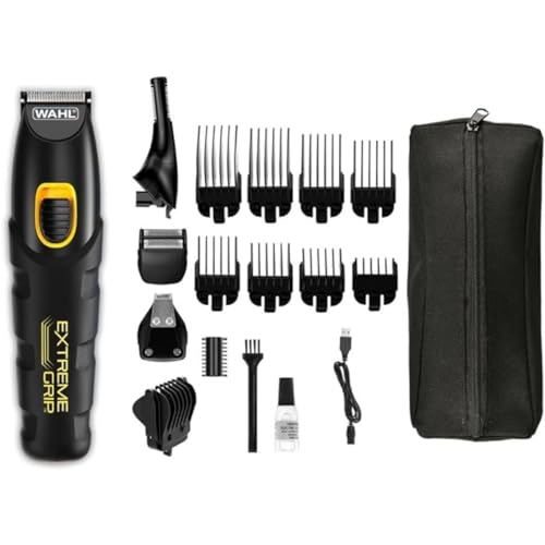 43% DESCUENTO Wahl Extreme Grip Advanced Multigroomer, 240 minutos de funcionamiento, recortadora de vello nasal para hombres, recortadora de barba incipiente, set de aseo para hombres, recortadora corporal