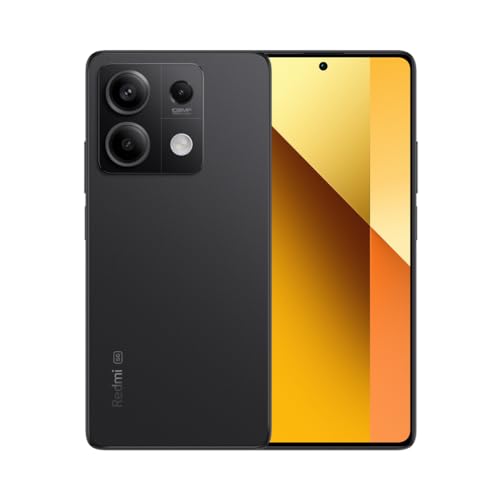 Xiaomi Redmi Note 13 5G Smartphone de 6+128 GB, Pantalla de 6,67″ AMOLED FHD+ 120Hz, MediaTek Dimensity 6080, Triple cámara de hasta 108MP, Carga rápida 33W, Negro (Versión ES)