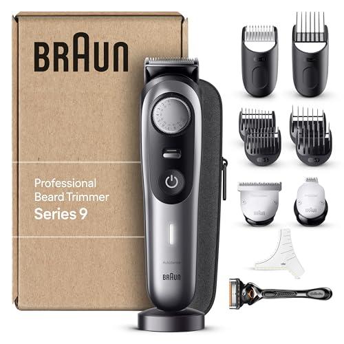 43% DESCUENTO Braun Recortadora Profesional De Barba Series 9 BT9440, Recortadora Con Accesorios De Barbero Y 180 Minutos De Autonomía