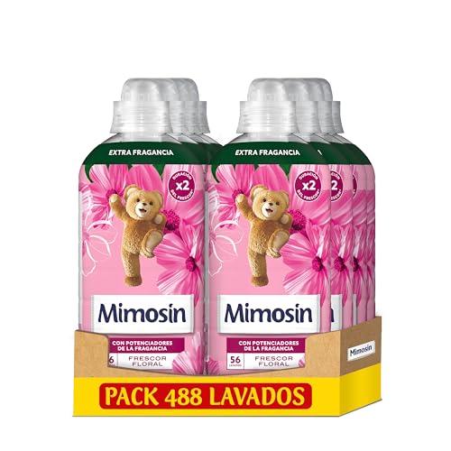 32% DESCUENTO Mimosín Suavizante Concentrado Frescor Floral, 8 x 56 lavados