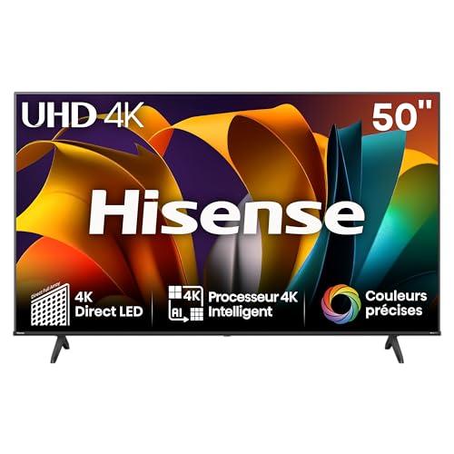 32% DESCUENTO Hisense 50A6N UHD 4K,VIDAA Smart TV, 50 Pulgadas, Dolby Vision, Modo Juego Plus, DTS Virtual X, Control por Voz televisor, Doble Control de Volumen, Auto ordenación Canales TDT (Nuevo 2024)