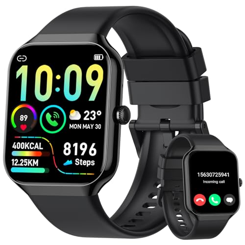 70% DESCUENTO Togala Reloj Inteligente Hombre Mujer, 1.96″ Smartwatch con Llamadas Bluetooth, Monitor de Sueño, Podómetro, 113+ Modos Deportivos, Whatsapp Notificación, impermeable IP68 Smart Watch para Android iOS