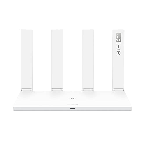 47% DESCUENTO HUAWEI WiFi AX3, Router inalámbrico Dual Band Gigabit Wi Fi 6 AX3000, 4 Puertos GE Auto adaptativos WAN/LAN, Seguridad HomeSec™, Ideal para Juegos Xbox/PS5/Steam y 8K, Exclusivo de Amazon.