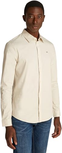 Tommy Jeans Camisa Hombre Original Stretch Shirt Slim Fit