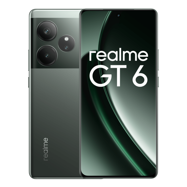 Teléfono – Realme GT 6 Smartphone Versión Europea, 8GB+256GB | 12GB+256GB | 16GB+512GB, Snapdragon® 8s Gen 3, Patalla 6.78″ 6000nit 120HZ, Cámara 50Mp+32MP Sony LYT-808 OIS, 5500 mAh Batería,NFC | Miravia