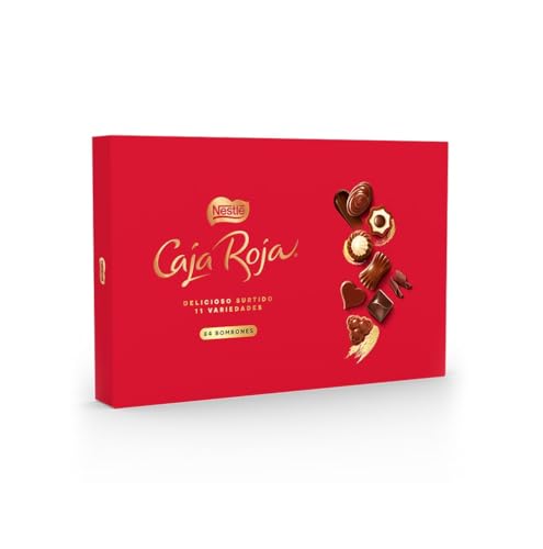 NESTLÉ CAJA ROJA bombones de chocolate con leche estuche 800g