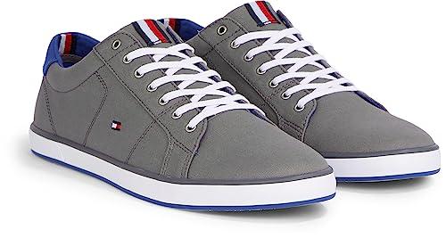 Tommy Hilfiger H2285arlow 1d, Zapatilla Vulcanizada Hombre, Gris (Steel Grey), 41 EU