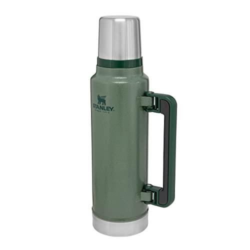 34% DESCUENTO Stanley Classic Legendary Botella Termica 1.4L Mantiene Frío o Calor 40 Horas Termo Cafe Cantimplora Acero Inoxidable Sin BPA Apto Para Lavavajillas Hammertone Green