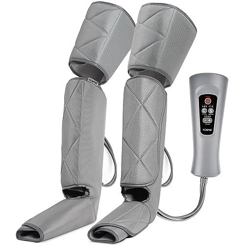 20% DESCUENTO RENPHO Masajeador de Piernas Compresión de aire para masaje y relajación muscular. 6 modos y 4 intensidades, ideal para pantorrillas, muslos y pies