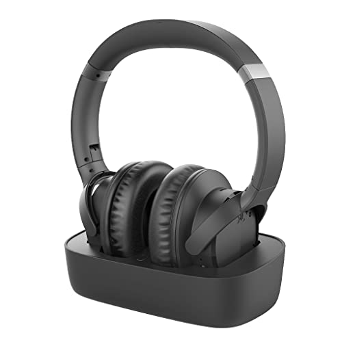 22% DESCUENTO Avantree Ensemble Auriculares Inalámbricos para TV, Compatibles con Televisión con Salida de Audio Óptica o AUX o Bluetooth, Cómodos para Mayores, 35h, con Base de Carga y Transmisor